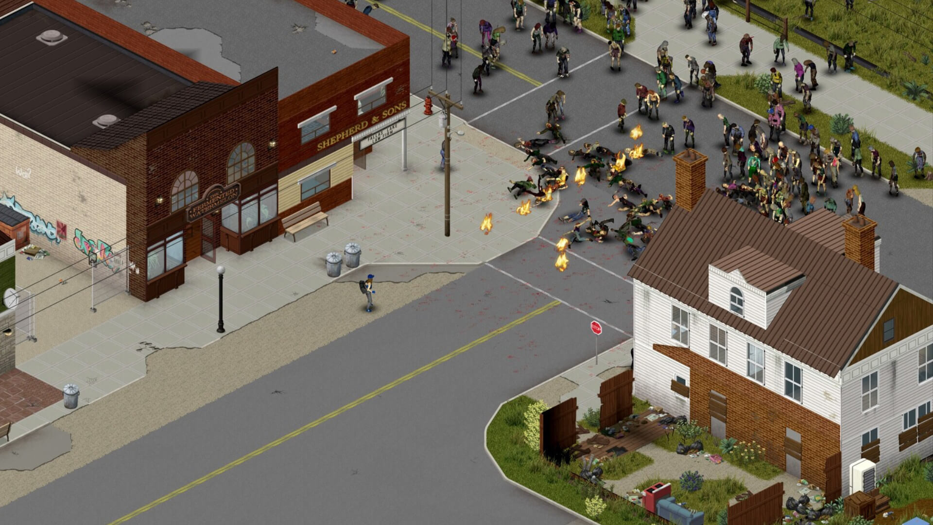 В новом обновлении Project Zomboid исправили исчезающие орды зомби