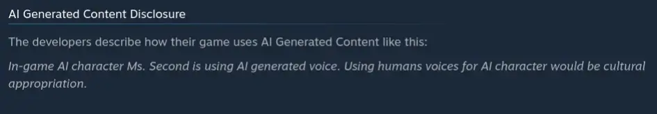 Разработчики Active Matter разместили на Steam отвратительное заявление об ИИ