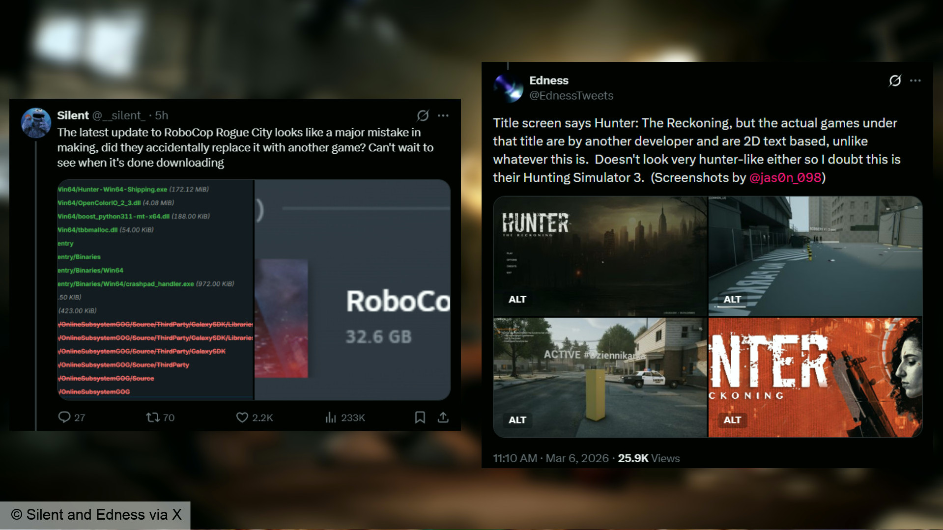 Неанонсированная Hunter: The Reckoning, похоже, утекла в сеть благодаря Robocop: Rogue City