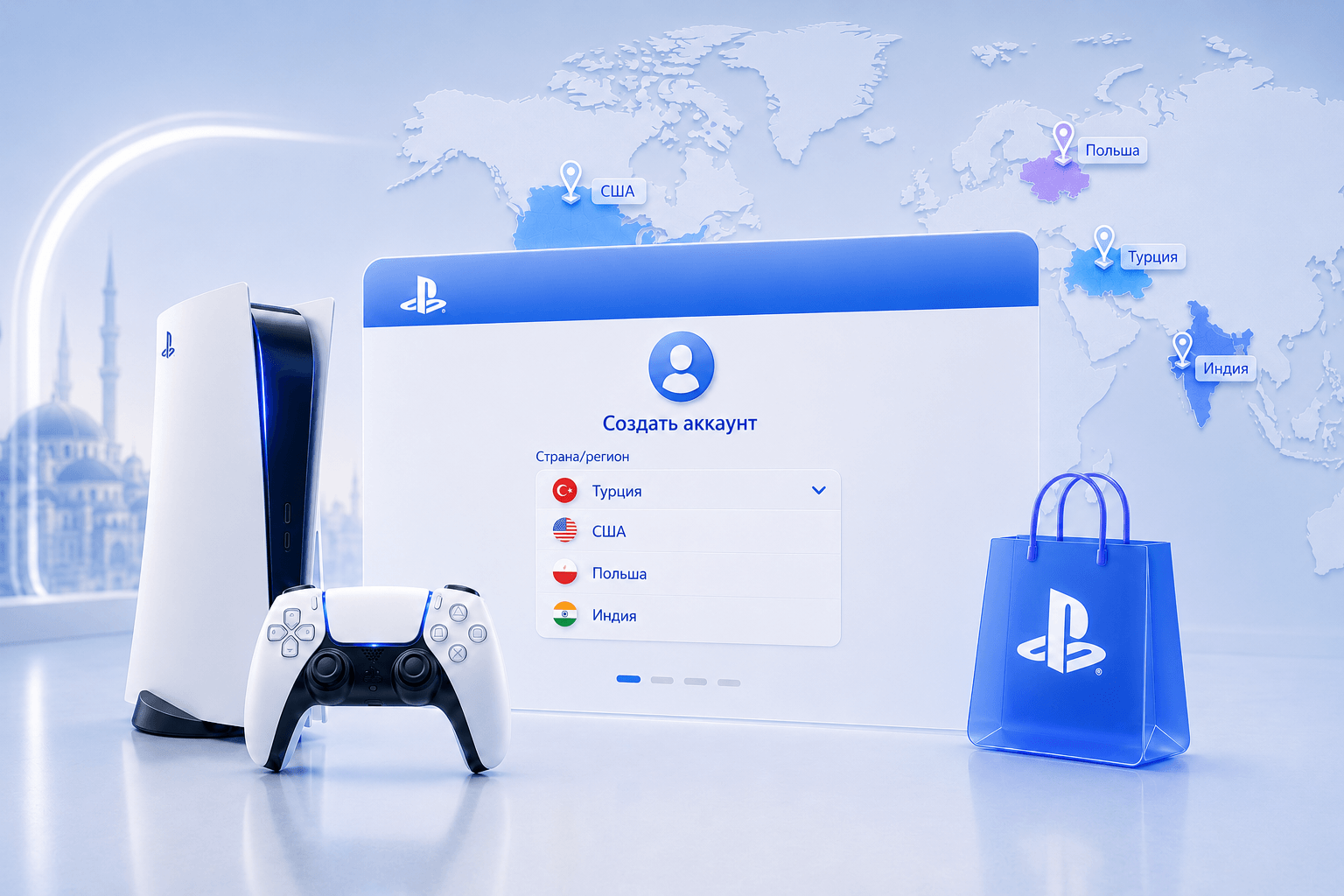 Какой регион выбрать для нового аккаунта PlayStation в 2026 году