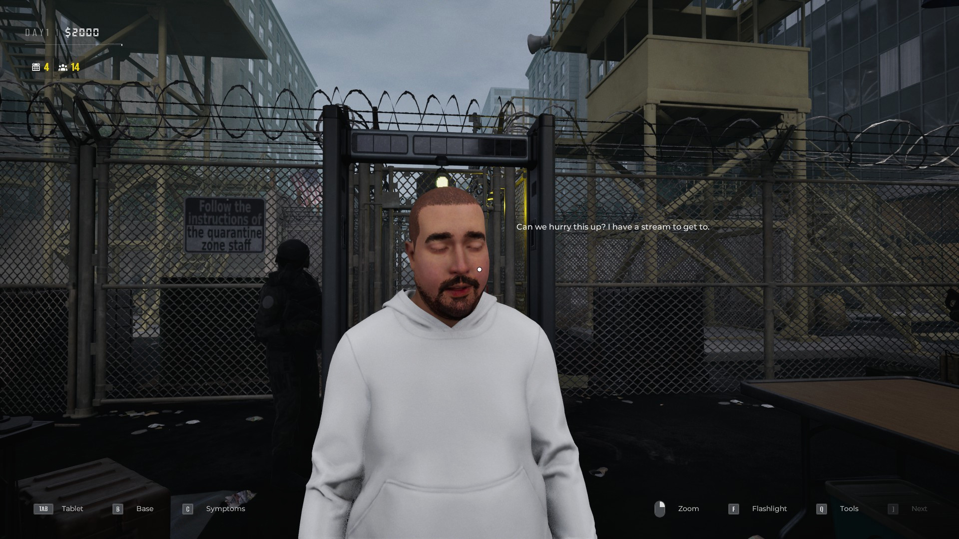 Как поступить со скелетом-выжившим в Quarantine Zone, когда вы его встречаете