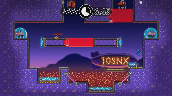 Игра 10 Second Ninja X, скриншот