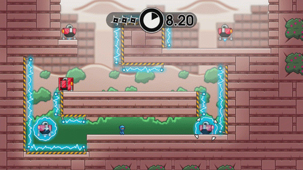 Игра 10 Second Ninja X, скриншот