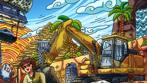 Игра 100 Archeology Cats, скриншот