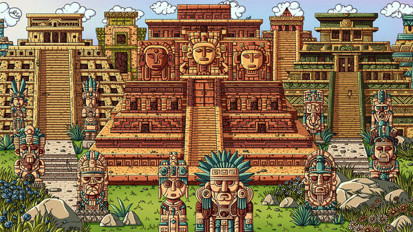 Игра 100 Aztec Cats, скриншот