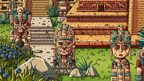 Игра 100 Aztec Cats, скриншот