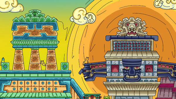 Игра 100 Aztec Cats, скриншот