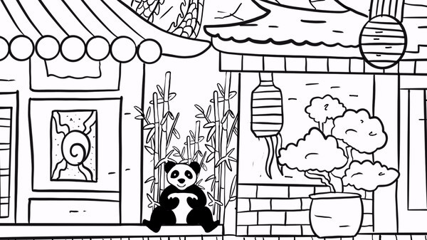 Игра 100 China Cats, скриншот
