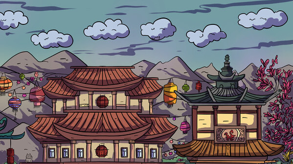 Игра 100 China Cats, скриншот