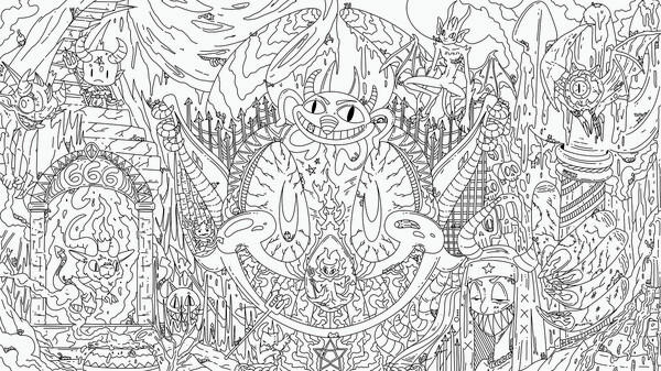 Игра 100 Demon Cats, скриншот