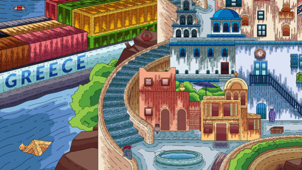 Игра 100 Greece Cats, скриншот