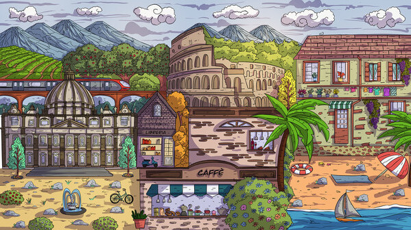 Игра 100 Italy Cats, скриншот