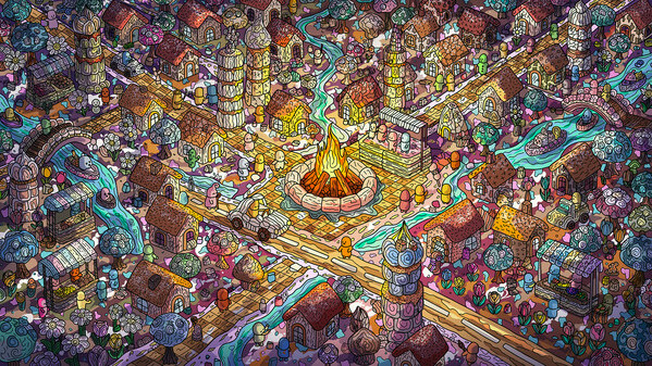 Игра 100 Marshmallow Cats, скриншот