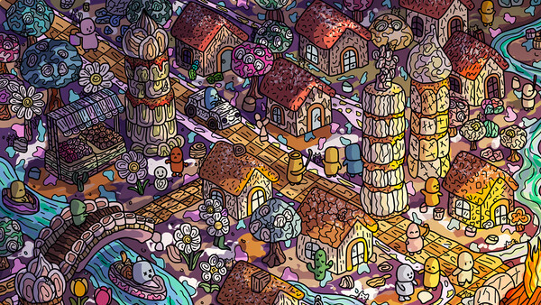 Игра 100 Marshmallow Cats, скриншот