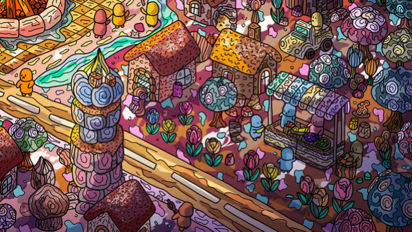 Игра 100 Marshmallow Cats, скриншот