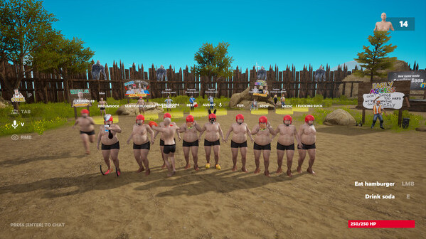Игра 100 Men vs 1 Gorilla, скриншот