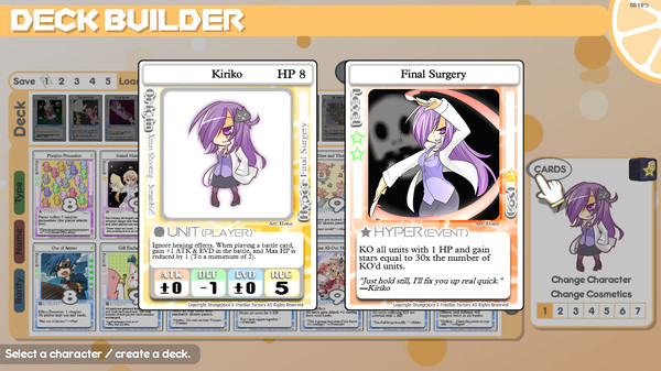 Игра 100% Orange Juice - Kiriko & NoName Pack, скриншот