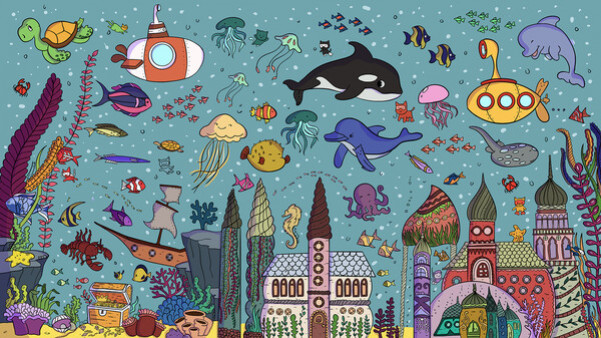 Игра 100 Sea Cats, скриншот