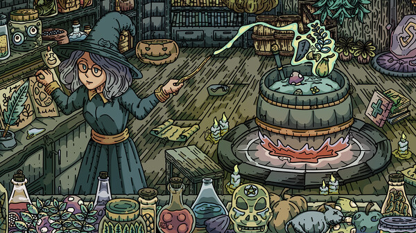 Игра 100 Witch Cats, скриншот