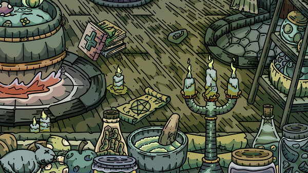 Игра 100 Witch Cats, скриншот