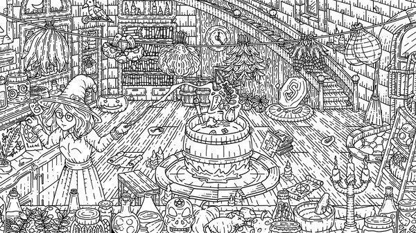 Игра 100 Witch Cats, скриншот