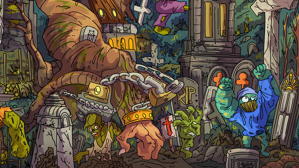 Игра 100 Zombie Cats, скриншот