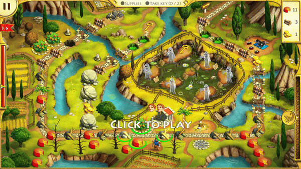 Игра 12 Labours of Hercules II: The Cretan Bull, скриншот