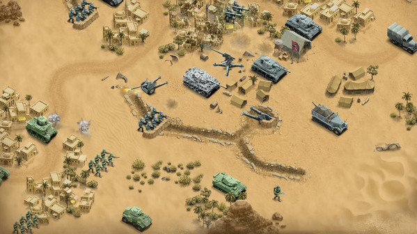 Игра 1943 Deadly Desert, скриншот