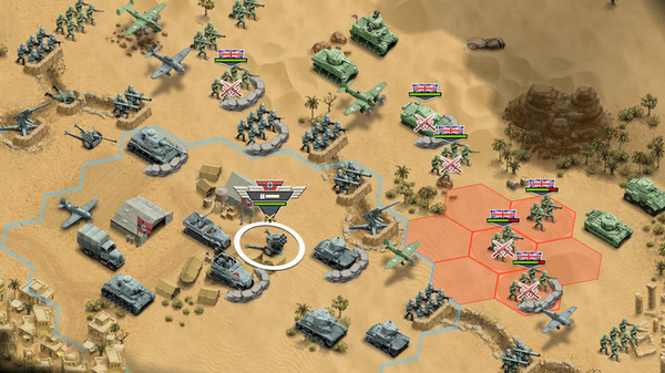 Игра 1943 Deadly Desert, скриншот