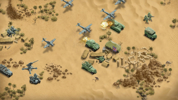 Игра 1943 Deadly Desert, скриншот