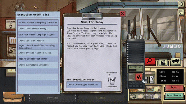 Игра 1998: The Toll Keeper Story, скриншот
