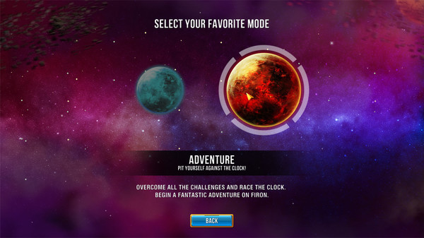 Игра 2 Planets Fire and Ice, скриншот