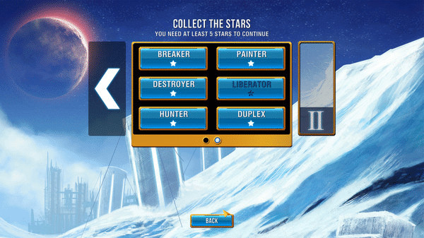 Игра 2 Planets Fire and Ice, скриншот