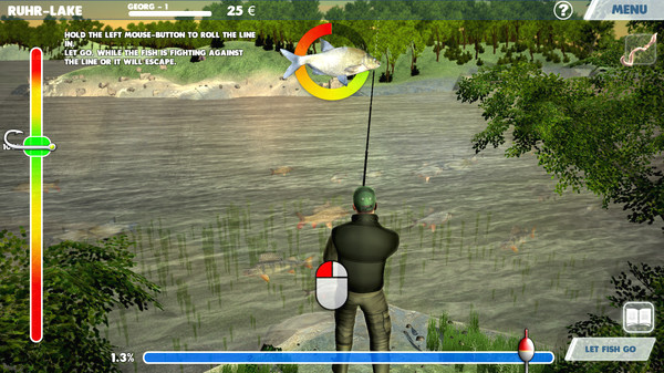 Игра 3D Arcade Fishing, скриншот