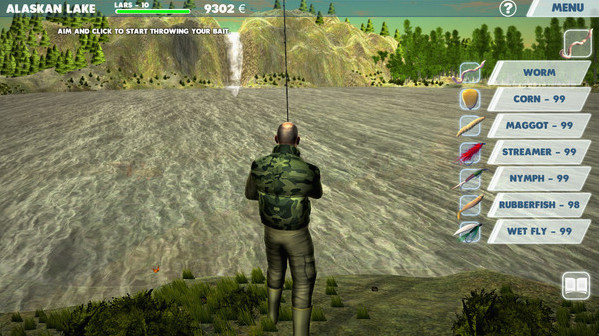 Игра 3D Arcade Fishing, скриншот