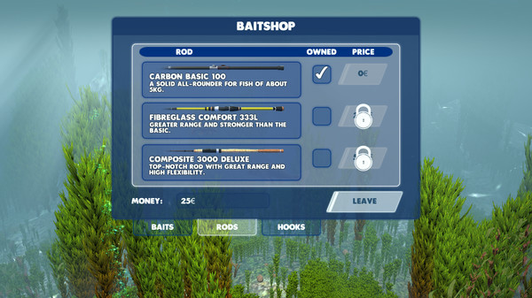 Игра 3D Arcade Fishing, скриншот