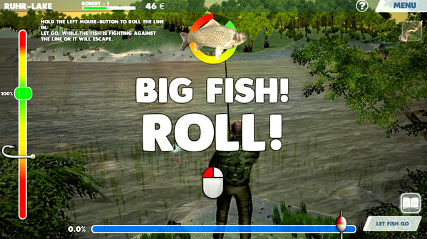 Игра 3D Arcade Fishing, скриншот