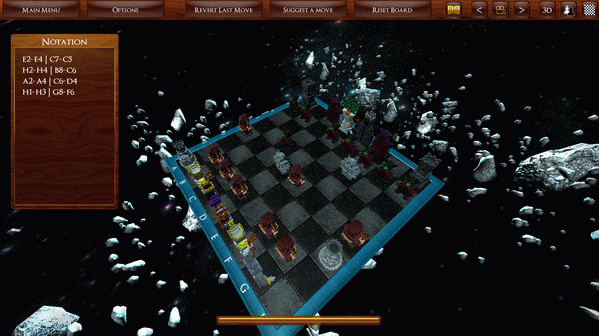 Игра 3D Chess, скриншот