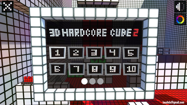 Игра 3D Hardcore Cube 2, скриншот