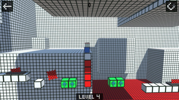Игра 3D Hardcore Cube 2, скриншот