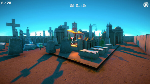 Игра 3D PUZZLE - Colonial Graveyard, скриншот