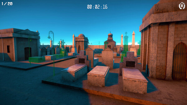 Игра 3D PUZZLE - Colonial Graveyard, скриншот