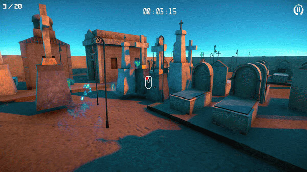 Игра 3D PUZZLE - Colonial Graveyard, скриншот