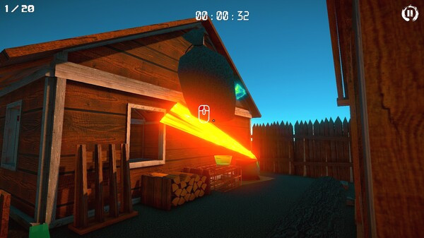 Игра 3D PUZZLE - Courtyard, скриншот