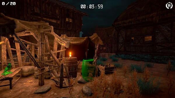 Игра 3D PUZZLE - Deserted Village, скриншот