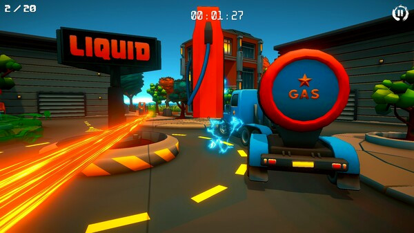 Игра 3D PUZZLE - Gas Station, скриншот