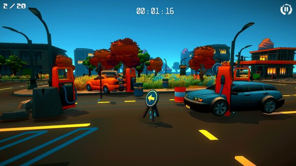 Игра 3D PUZZLE - Gas Station, скриншот