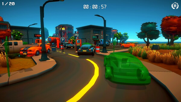 Игра 3D PUZZLE - Gas Station, скриншот