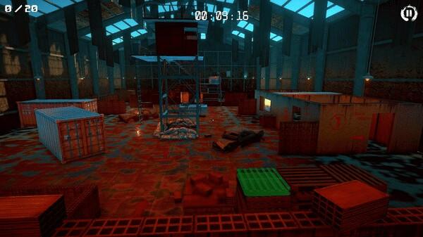 Игра 3D PUZZLE - Hangar, скриншот
