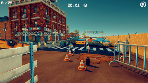 Игра 3D PUZZLE - LAST OF CITY, скриншот